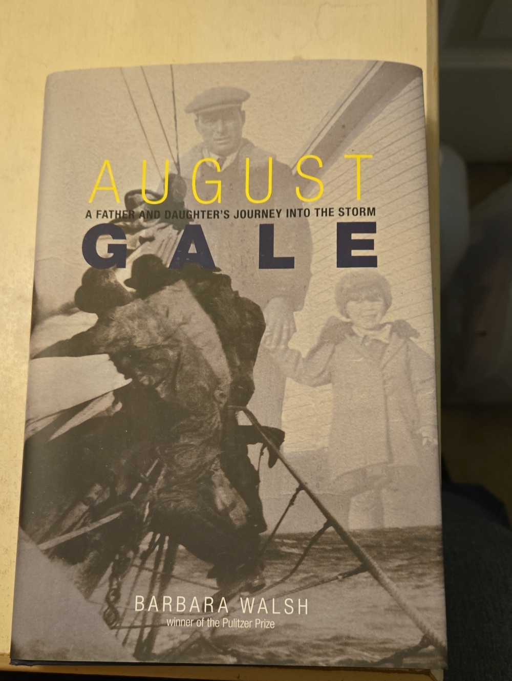 "August Gale" Hardcover Book - Gray Cover